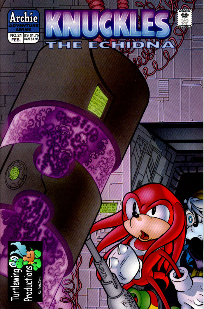 Knuckles - February 1999 Comic cover page